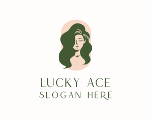 Organic Woman Beauty Babe logo design