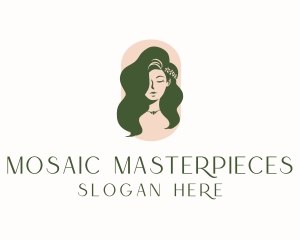 Organic Woman Beauty Babe logo design