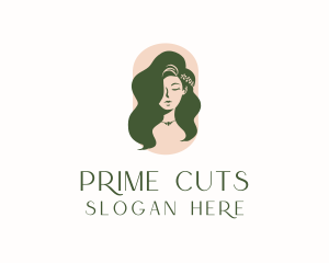 Organic Woman Beauty Babe logo design