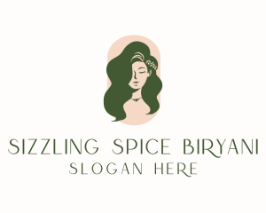 Organic Woman Beauty Babe logo design