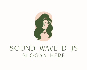 Organic Woman Beauty Babe logo design