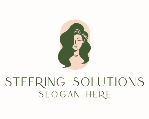 Organic Woman Beauty Babe logo design