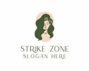 Organic Woman Beauty Babe logo design