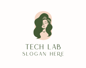 Organic Woman Beauty Babe logo design