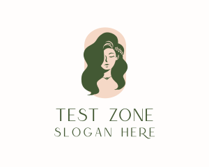 Organic Woman Beauty Babe logo design