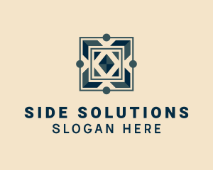 Square Tile Flooring Logo