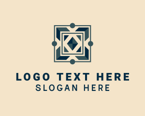 Basic - Square Tile Flooring logo design