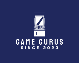 Retro Video Game Arcade logo design