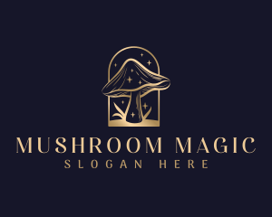 Premium Mushroom Fungus logo design