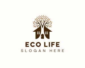 Eco Tree House logo design