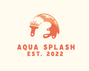 Paint Brush Splash logo