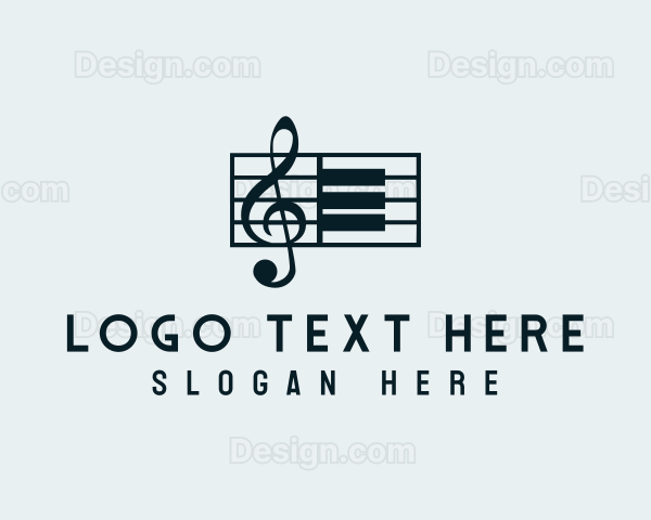 Piano Music Composer Logo