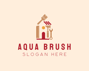 House Construction Tools logo design