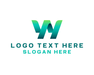 Web Technology Letter W Logo