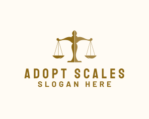 Brown Justice Scale  logo design