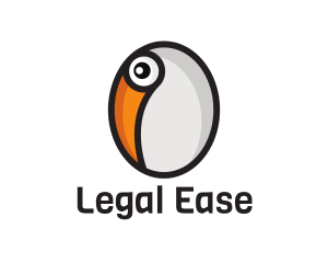 Toucan Bird Egg Logo