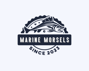 Marine Fishing Fishery logo design