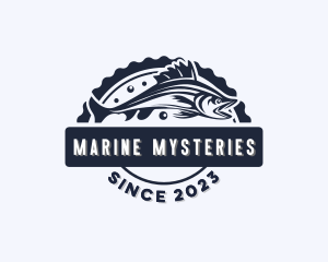 Marine Fishing Fishery logo design