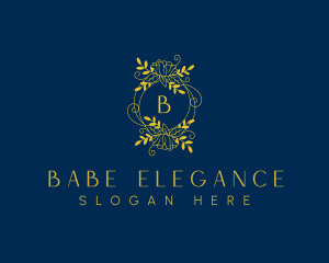 Floral Wreath Boutique logo design