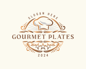 Gourmet Chef Toque logo design