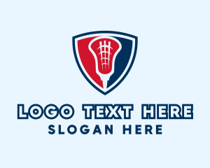 Lacrosse Team Shield logo