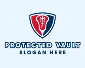 Lacrosse Team Shield logo design