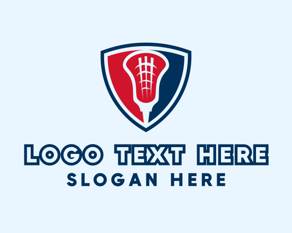Lacrosse Stick logo example 4