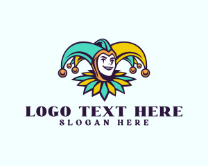 Jester Carnival Clown logo