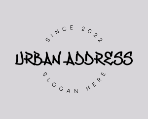 Urban Graffiti Streetwear logo design