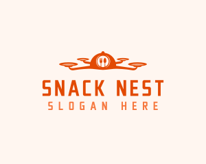 Drone Food Plates logo design