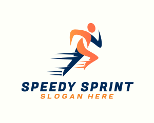 Fast Sprinting Man logo