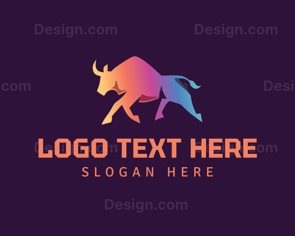 Gradient Bull Ox Logo