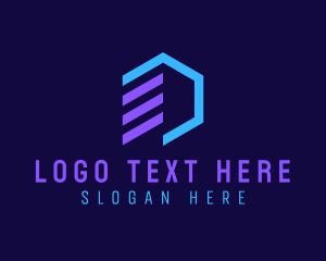 Digital Marketing Hexagon  logo