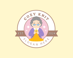 Knitting Crochet Grandma logo