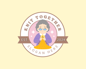Knitting Crochet Grandma logo