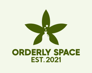 Organic Cannabis Laboratory  logo design