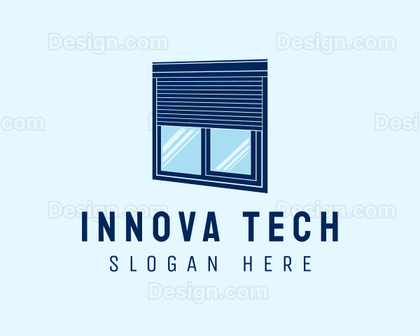 Blue Window Blinds Logo