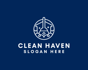 Tidy Home Cleaning logo design