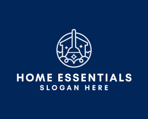 Tidy Home Cleaning logo design