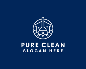 Tidy House Cleaning logo design