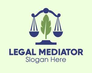 Legal Justice Scales  logo design