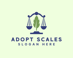 Legal Justice Scales  logo design