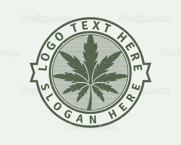 Green Marijuana Farm Logo