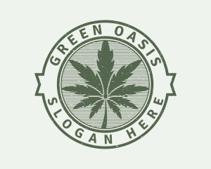 Green Marijuana Farm logo design