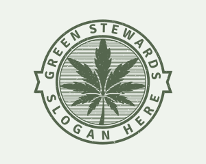 Green Marijuana Farm logo design