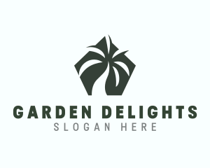 Sustainable Palm Tree logo design