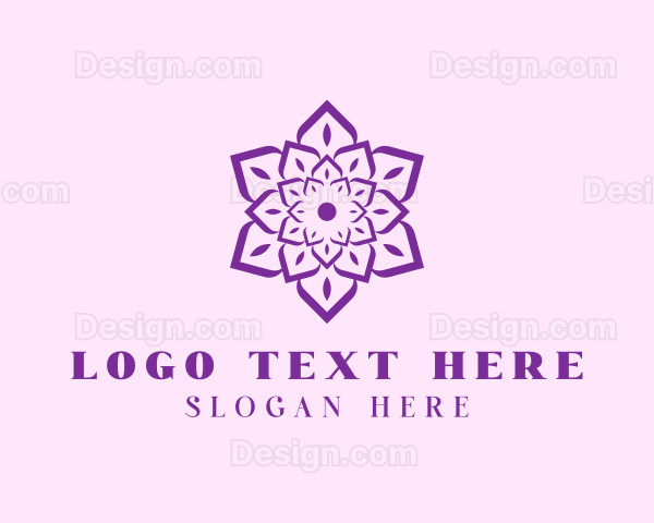 Indian Flower Mandala Logo