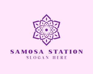 Indian Flower Mandala logo