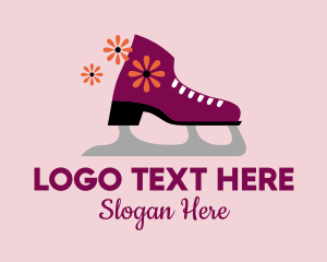 Floral Figure Skater logo
