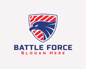 Eagle Shield Army logo design
